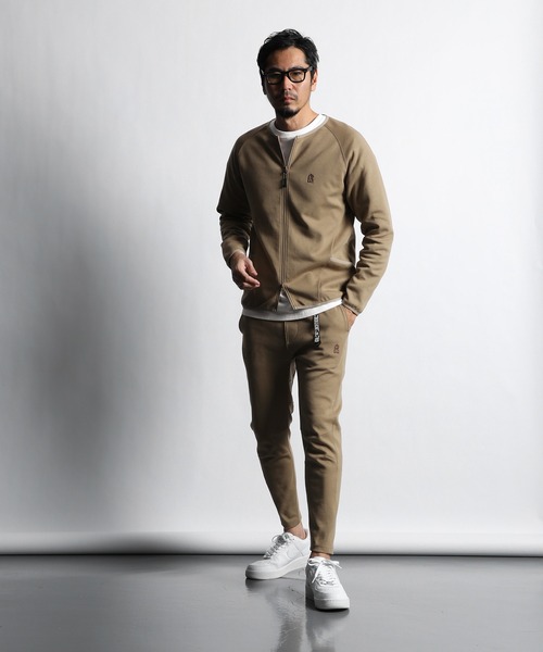 スウェット 〔BLACK LABEL〕T-400 SMOOTH ZIP CREW:セットアップ フルジップ クルートップス|ZOZOTOWN PayPayモール店|06