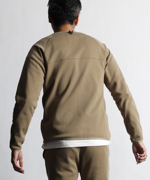 スウェット 〔BLACK LABEL〕T-400 SMOOTH ZIP CREW:セットアップ フルジップ クルートップス|ZOZOTOWN PayPayモール店|08