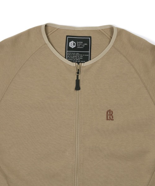 スウェット 〔BLACK LABEL〕T-400 SMOOTH ZIP CREW:セットアップ フルジップ クルートップス|ZOZOTOWN PayPayモール店|12