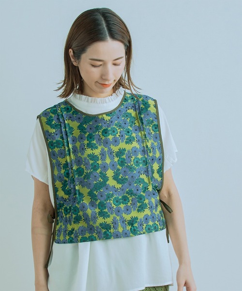 Kelen ベスト 「KELEN/ ケレン」F/B 2WAY GILLET”NAG FLOWER