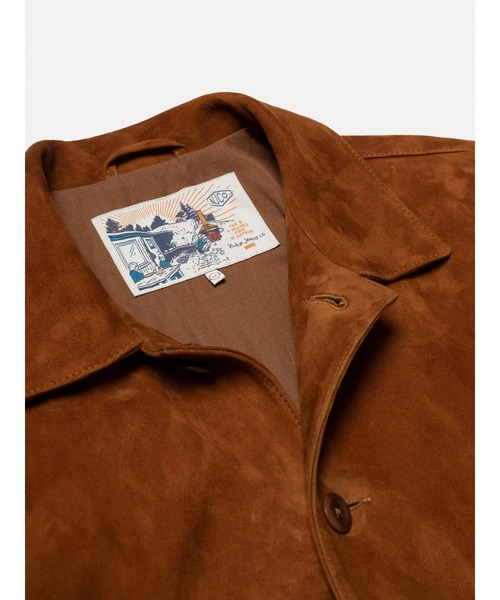 スエード ジャケット ブラウン（Nudie Jeans／ファッション）の