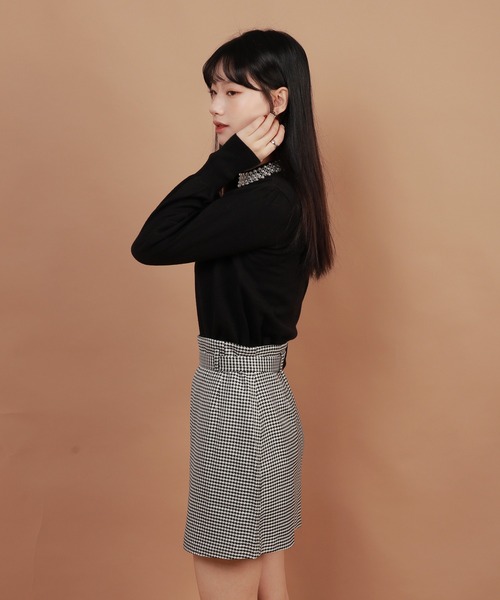 BANICO スカート 千鳥柄ミニスカート : ZOZOTOWN Yahoo!店 - 通販