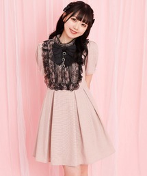 Secrethoney シークレットハニー レース半袖ドッキングワンピース Secret Honey（シークレットハニー）の「レース半袖ドッキング