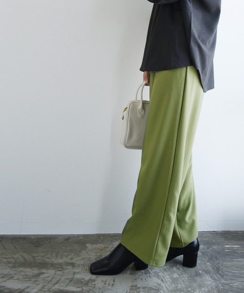 and it_ パンツ カラーワイドパンツ レディース メンズ
