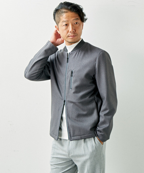 MEN'S MELROSE ブルゾン アウター ダウンファブリックショート