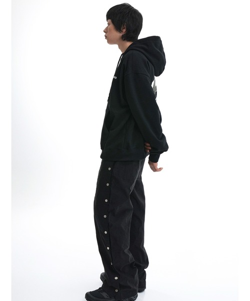 OY（オーワイ） パーカー O.N.L LINESTONE HOODIE ZIP-UP/ロゴライン