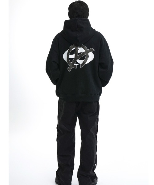 OY（オーワイ） パーカー O.N.L LINESTONE HOODIE ZIP-UP/ロゴライン