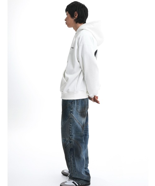 OY パーカー 「OY/オーワイ」 O.N.L LINESTONE HOODIE ZIP-UP