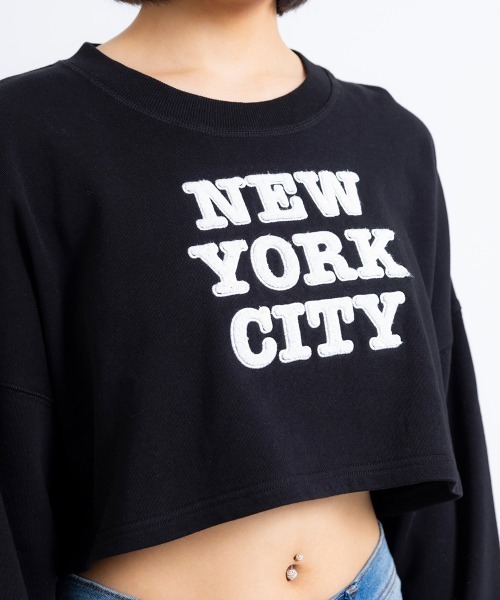 トレーナー スウェット ANNA SUI NYC “NYC” 刺繍 スウェット プルオーバー  「SP」 レディース