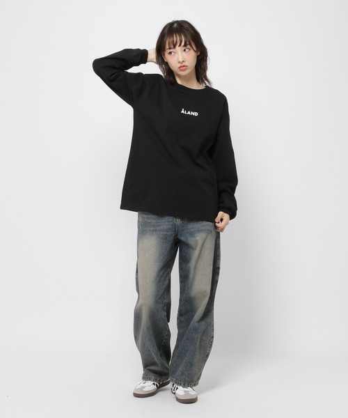 Rhime エイリアン グラフィック 長袖Tシャツ adidas Originals アディダス ロンT Tシャツ 長袖 メンズ RYV