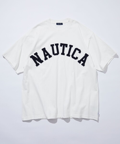 NAUTICA tシャツ NAUTICA/ノーティカ Arch Logo S/S Tee