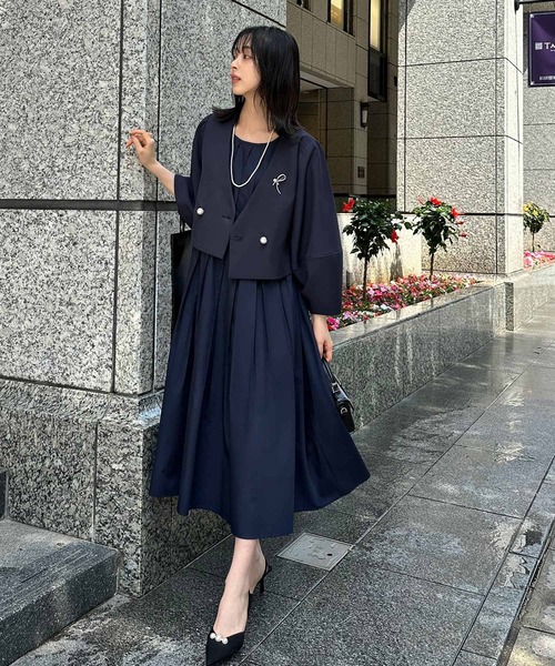 RUIRUE BOUTIQUE（ルイルエブティック） ワンピース 洗えるフレンチ