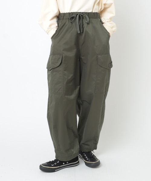 URCH RNA ワイドパンツ カーゴパンツ R4235 コットンナイロンのプル