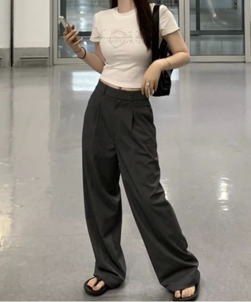 LADY LIKE tシャツ 「新色追加」ラインストーンハートロゴ