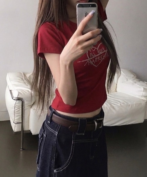 LADY LIKE（レディライク） tシャツ 半袖 「新色追加」キラキラライン
