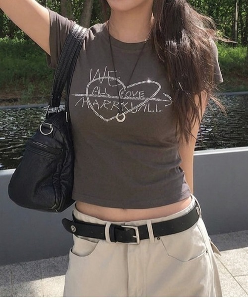 LADY LIKE（レディライク） tシャツ 半袖 「新色追加」キラキラライン