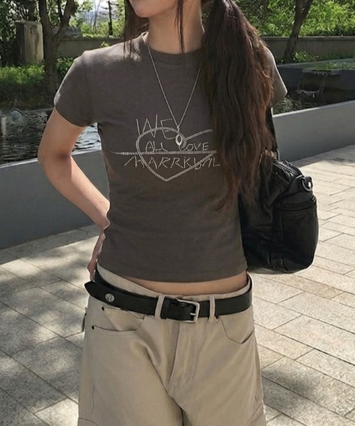 LADY LIKE（レディライク） tシャツ 半袖 「新色追加」キラキラライン