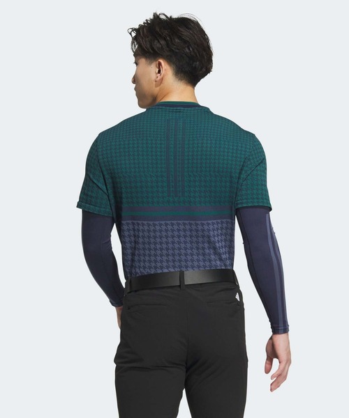 adidas（アディダス） ポロシャツ PRIMEKNIT アームカバー付き サイド