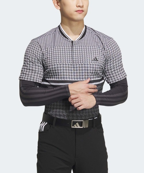 adidas（アディダス） ポロシャツ PRIMEKNIT アームカバー付き サイド