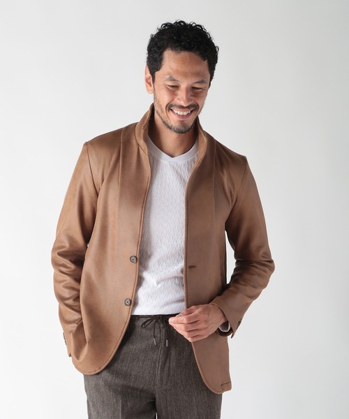 MEN'S BIGI（メンズビギ） ブルゾン アウター レザー調ダンボール