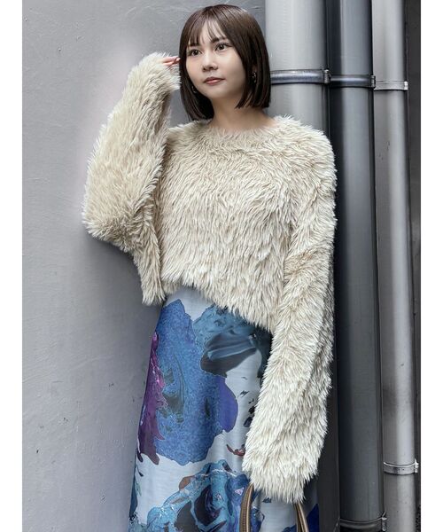 【美品】sacai クロップドニット sacai(サカイ) Knit Pullover ニット 24-07099 24-07099