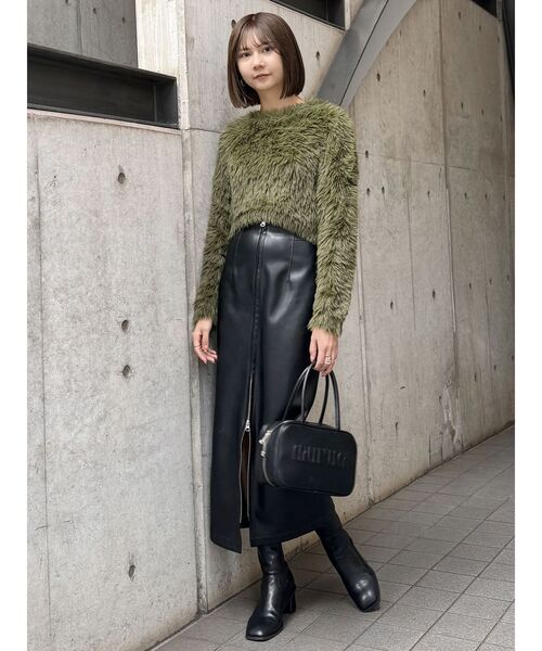 【美品】sacai クロップドニット 最終値下げ】sacai クロップドニット