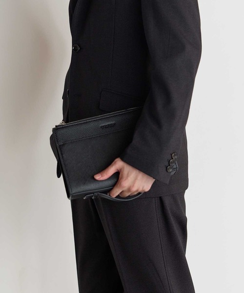 新品未使用 シップス サフィアーノレザー ビジネスバッグ クラッチバッグ付き M0833EBG003_1.jpg