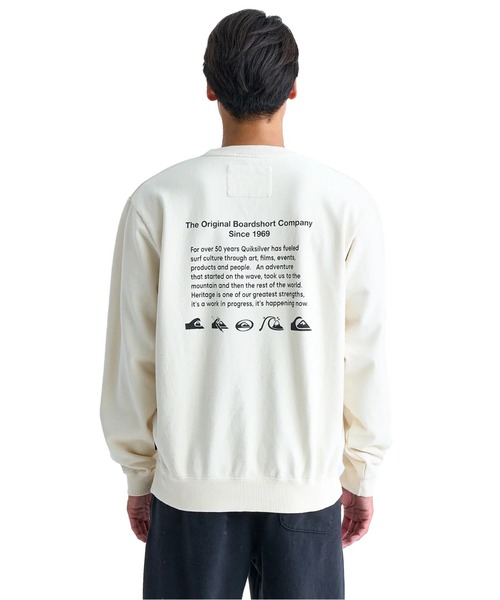 Quiksilver トレーナー スウェット QS HISTORY CREW SWEA