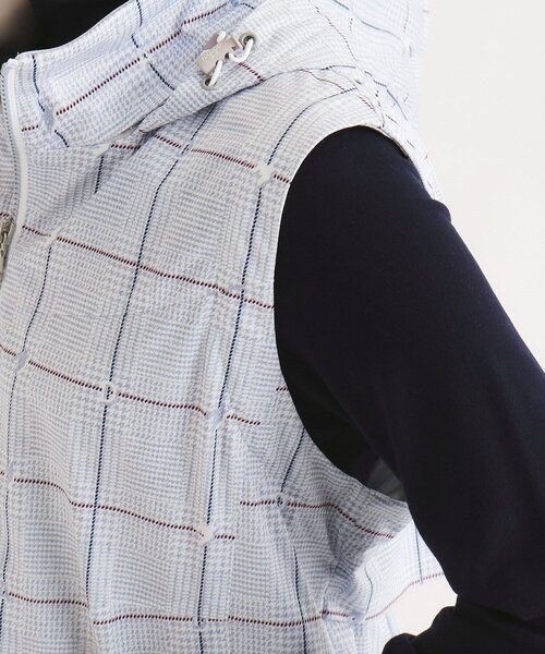 adabat（アダバット） ブルゾン アウター 「撥水/防風」格子柄 袖