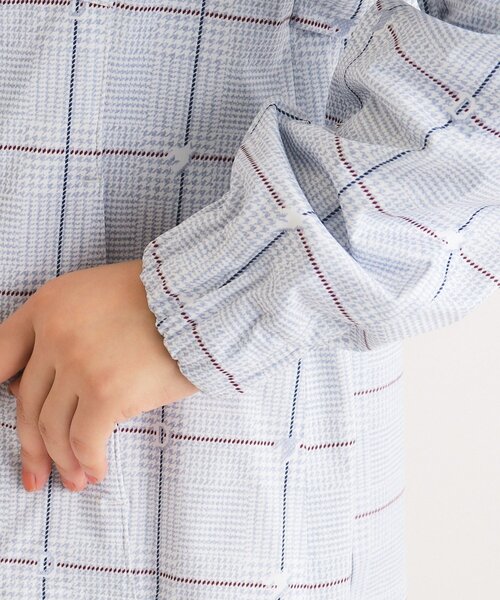 adabat（アダバット） ブルゾン アウター 「撥水/防風」格子柄 袖