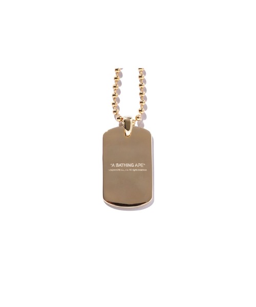 Lacoste ADVENTURER Collection Gold-Plated Dog Tagネックレス Lacoste ADVENTURER Collection Gold-Plated Dog Tag Necklace