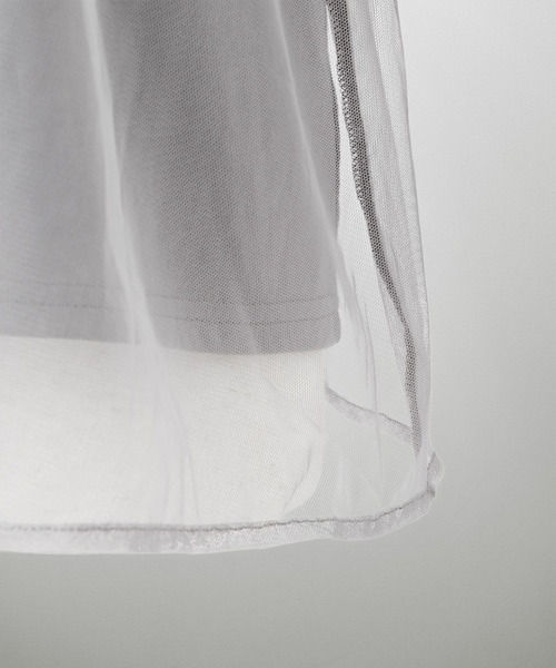 HUIT bouquet tシャツ セレクト チュールドッキング プル
