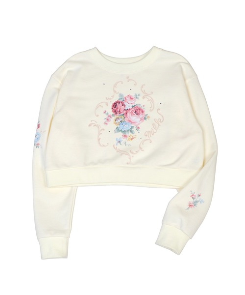 トレーナー スウェット Garden Rose トップス レディース_2