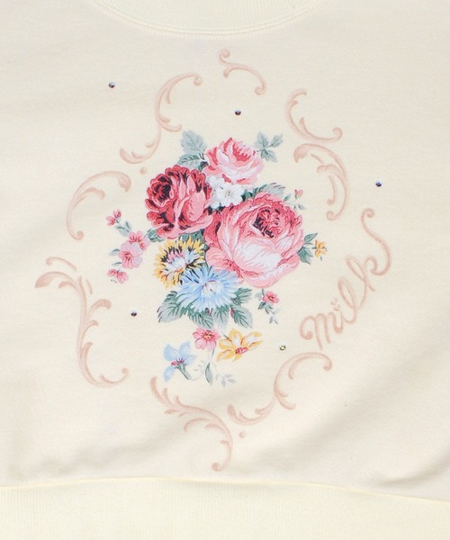 トレーナー スウェット Garden Rose トップス レディース_9