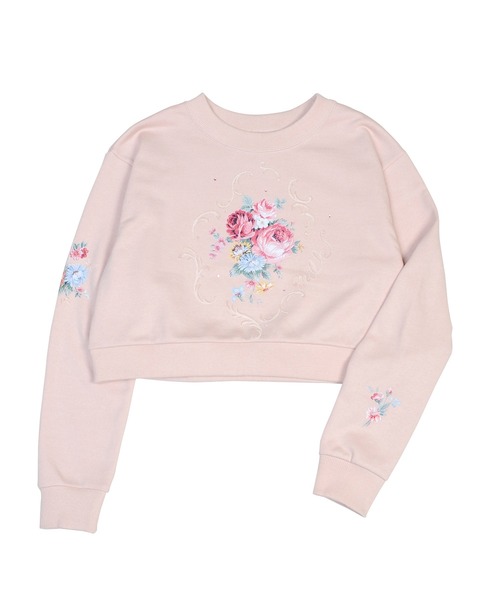 トレーナー スウェット Garden Rose トップス レディース_4