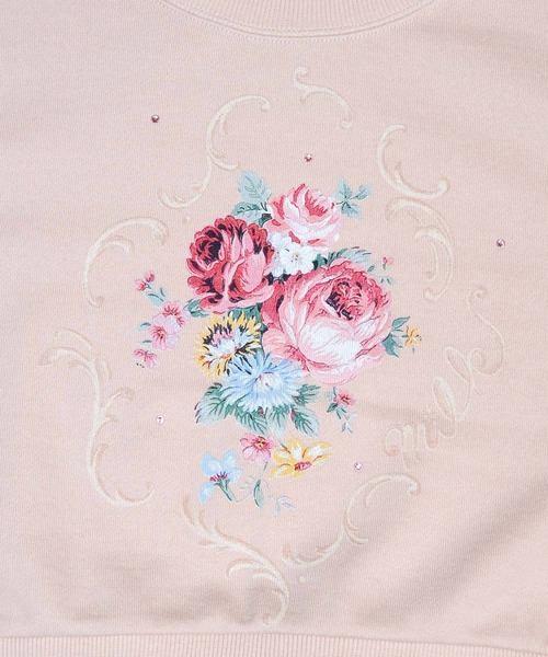 トレーナー スウェット Garden Rose トップス レディース_12