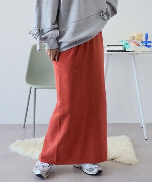 FREAK'S STORE（フリークスストア） スカート スパンコール ラメニット