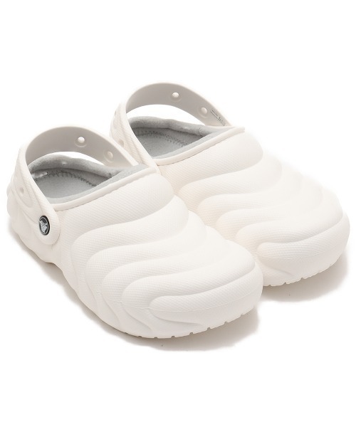 [CROCS] サンダル CLASSIC LINED OVERPUFF CLOG ホワイト Crocs Classic Lined Overpuff Clog - White | Journeys