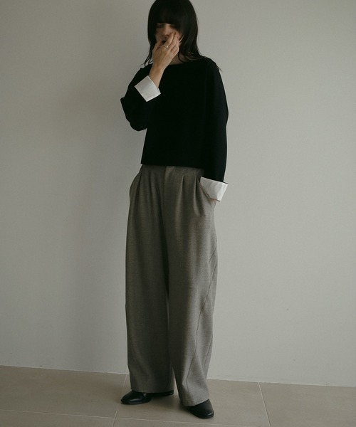 MANOF（マノフ） tシャツ BOAT NECK PULLOVER レディース : ZOZOTOWN