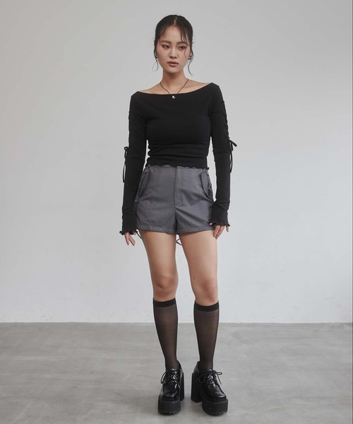 レフレム サスペンダー付きショートパンツ REFLEM（レフレム）の「『REFLEM/レフレム』サスペンダー付き