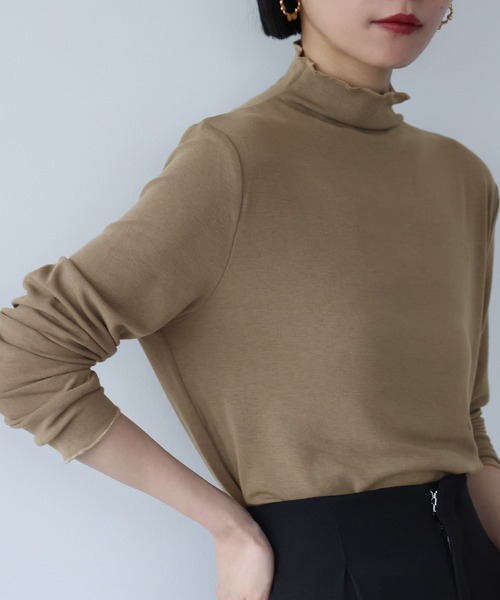 LOWO tシャツ メロウハイネックカットソー レディース : ZOZOTOWN