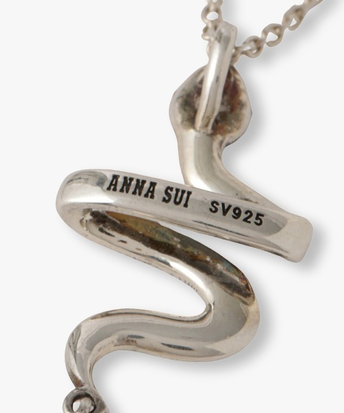 ANNA SUI（アナスイ） ネックレス シルバー スネークモチーフ 