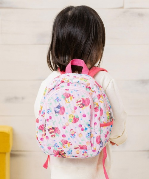 バッグ　集合 フォト総柄リュック 6L ピンク 「アンパンマン」 フォト総柄リュック6L ｜アイテム｜アンパンマンキッズ