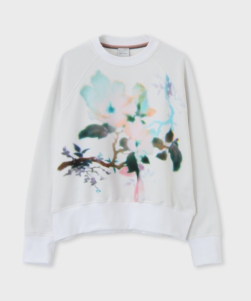 tシャツ ウィメンズ ”Lens Blur Botanical” スウェット / 155101 208V レディース