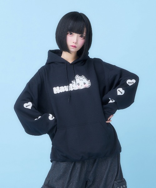hauls はうるず きらきらラインストーンパーカー
