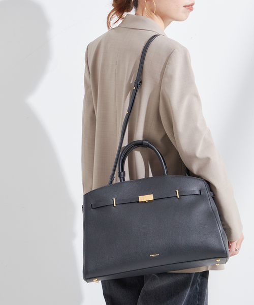 DEMELLIER★Hudson スモール スエード トートバッグ 3色 ladies Hudson Small suede tote bag in brown - De Mellier | Mytheresa