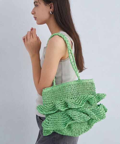 グリーンレーベルリラクシング　＜VINCENT PRADIER＞フリル バッグ VINCENT PRADIER＞フリル バッグ｜グリーンレーベル