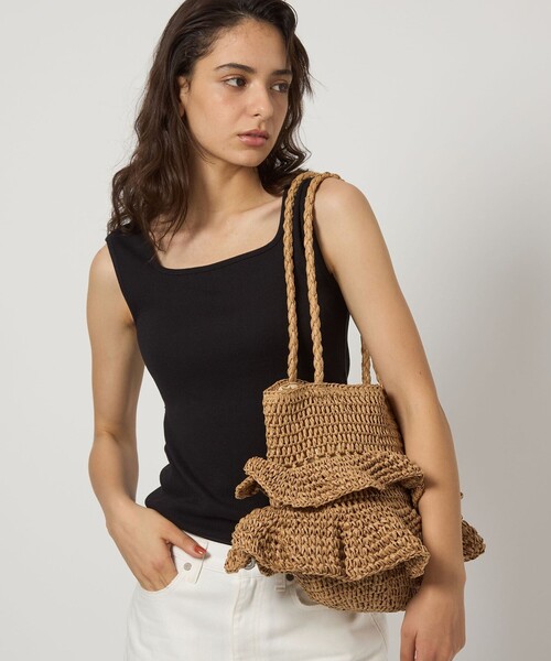 完売品・新品　フリルカゴバッグ　＜VINCENT PRADIER＞ VINCENT PRADIER フリルかごバッグ - メルカリ
