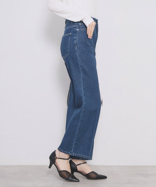 index（インデックス） パンツ 「丈が選べる」ストレートデニムパンツ
