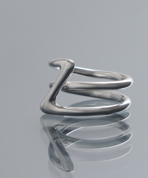 YArKA 指輪 リング 「YArKA/ヤーカ」sudden intersecting 3D ring